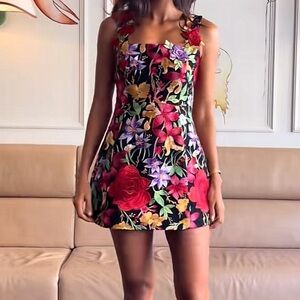Elliatt | Dresses | Elliatt Green Strapless Jacquard Darner Mini Dress  Cocktail Size S Nwt265 | Poshmark